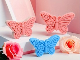 Molde silicona mariposa mixta